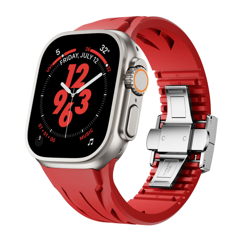 Aerox: The Sporty Rubber Strap for Apple Watch