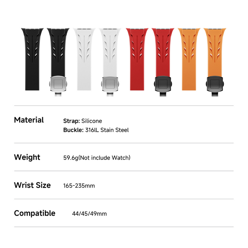 Aerox: The Sporty Rubber Strap for Apple Watch