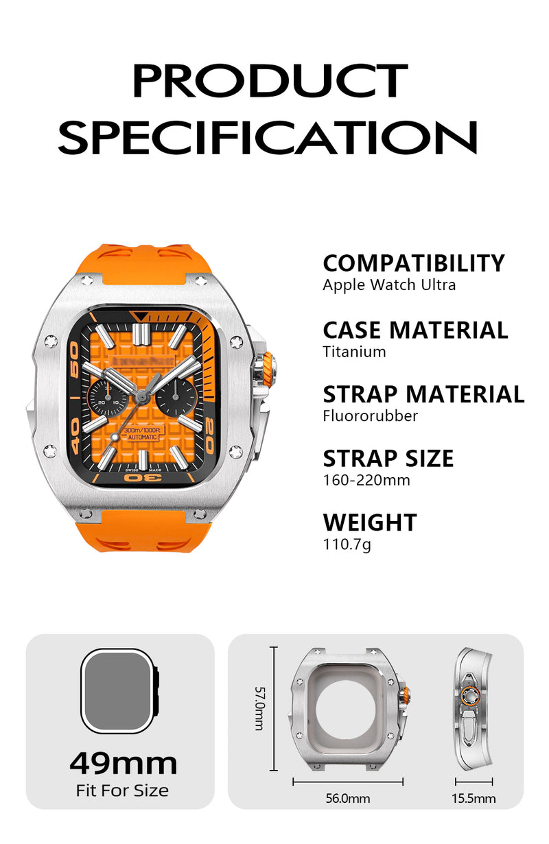 Apple Watch Case Racing Sport Titanium - Premium Edition