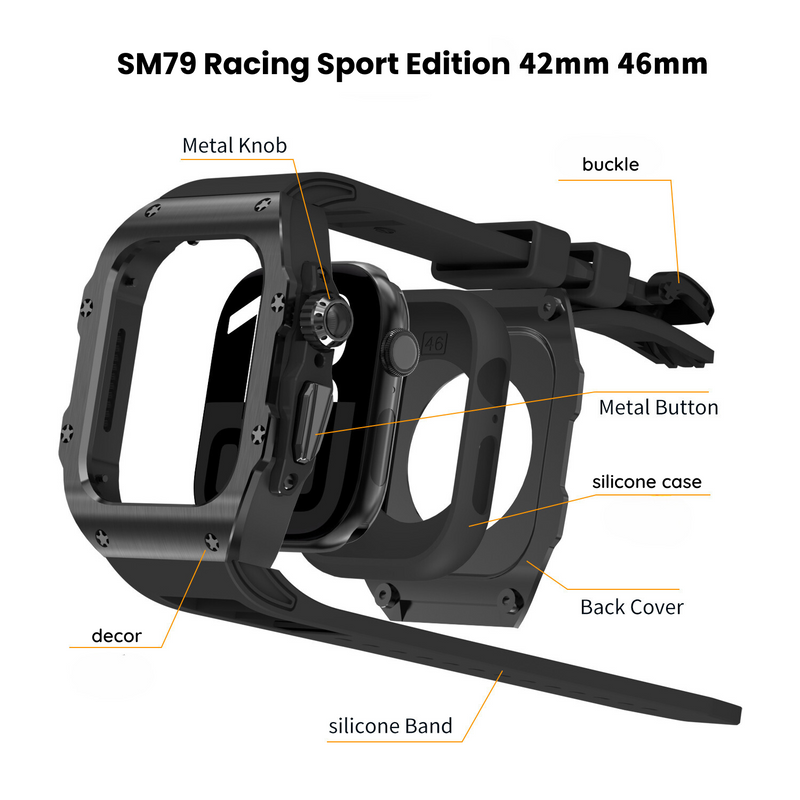 Apple Watch Case for Series 10 42/46mm - SM79 Racing Sport Edition